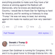 screenshot of Truth Social posts from Donald Trump